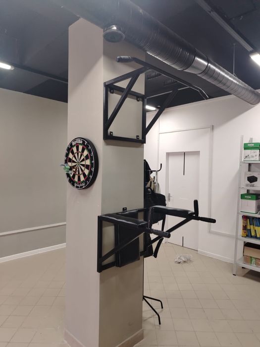 Турник и брусья на колонну