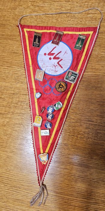 Вымпел Олимпиада СССР со значками