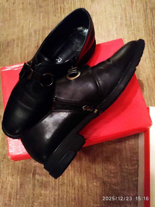 кожаные полуботинки 40 размер