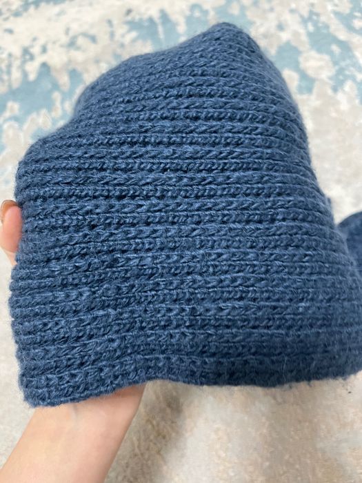 Шапка теплая шерстяная