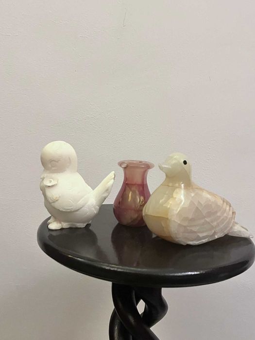 Set trei obiecte din onix si marmura bibelouri bibelou