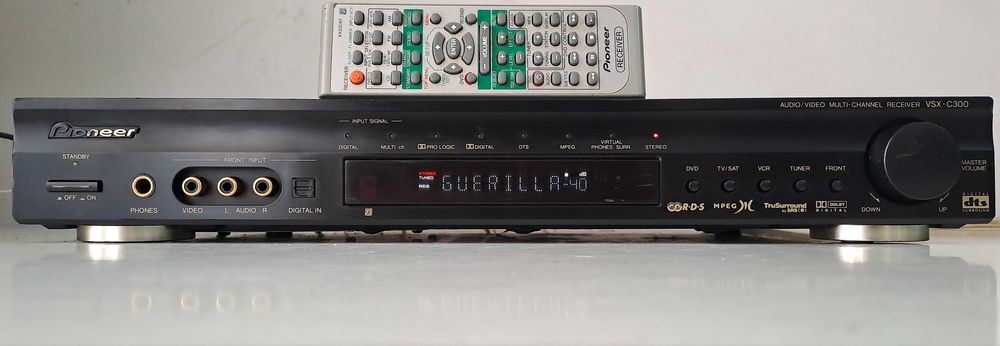 Amplificator Pioneer VSX-C300 Receiver Slim Multicanal – Telecomanda – Optic – DTS