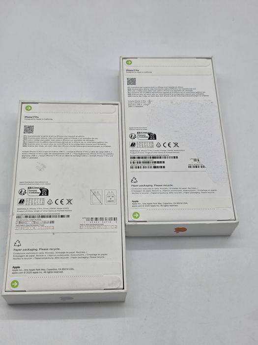 Iphone 17 pro, Silver si Cosmic Orange, 256gb, garantie, sigilate