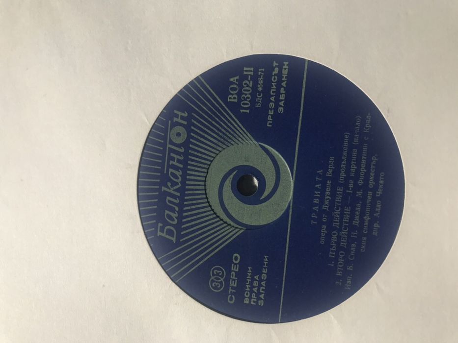 Ретро грамофонни плочи от 70-те