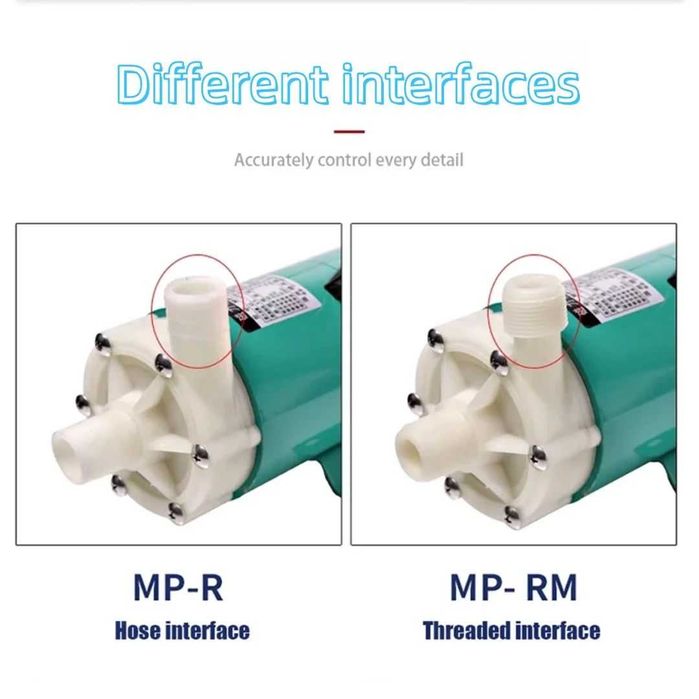 МАГНИТНА ВОДНА ПОМПА 220V за бира хранителни цели и киселини основи