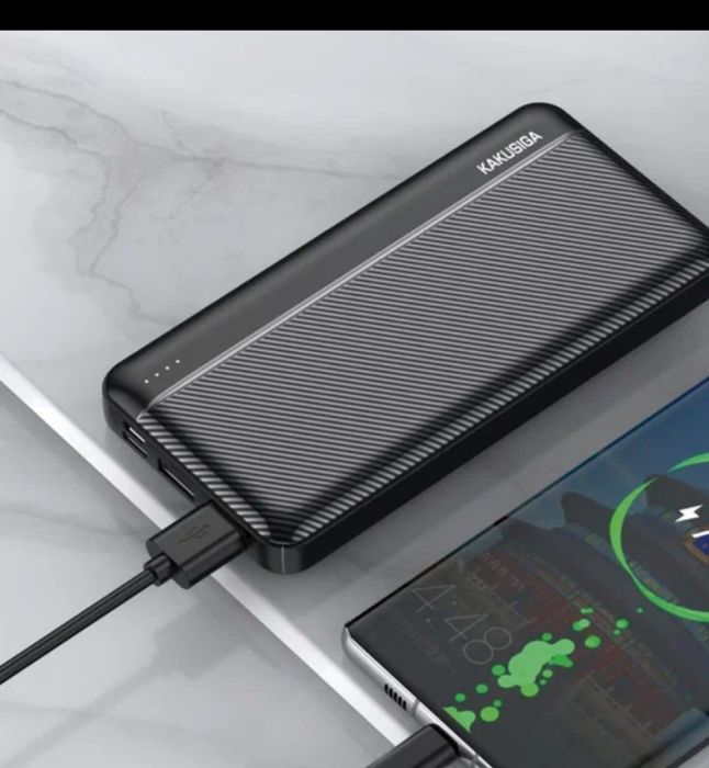 "Kakusiga 10000mAh – iPhone va barcha telefonlarga mos!"