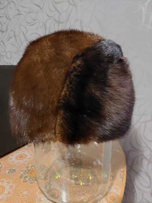 Норковая шапка женская