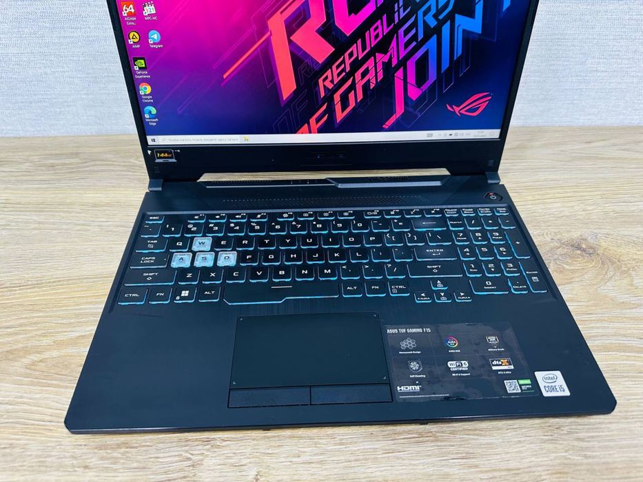 ASUS TUF Core i5-10Gen+GTX1650 Мощный, Игровой ноутбук для Игр и IT