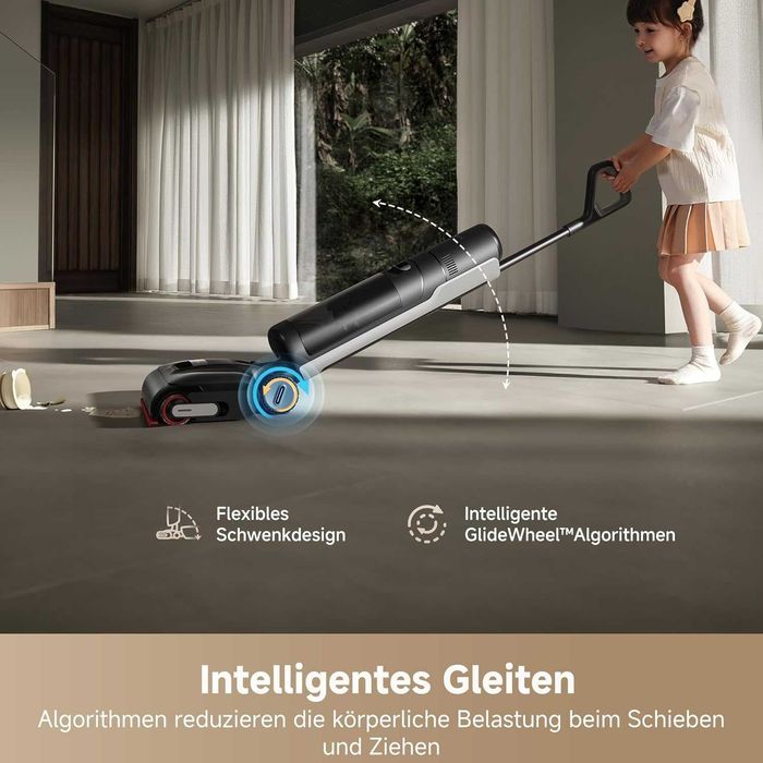 Нова Безжична Прахосмукачка за Сухо и Мокро Почистване Dreame H15 Pro