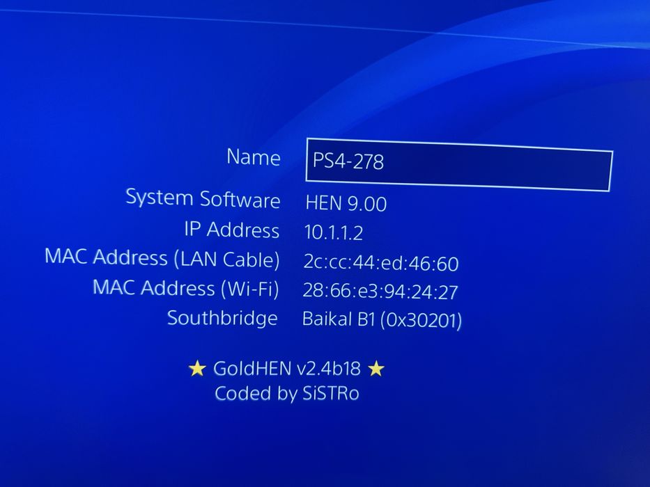 Playstation 4 Pro fw 9.0 modabil