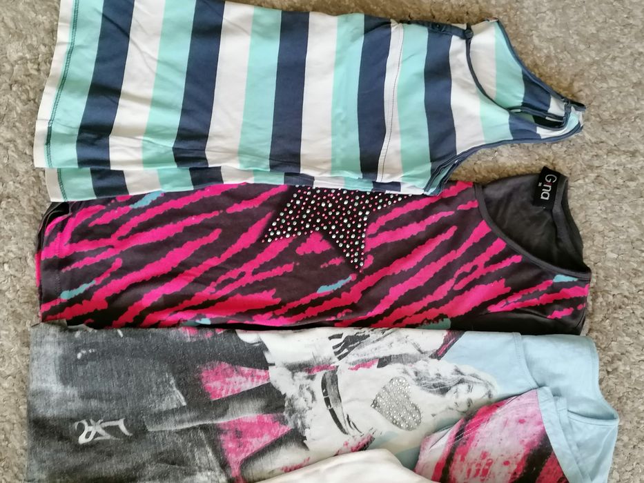 Блузи къс ръкав Benetton Sisley, H&M