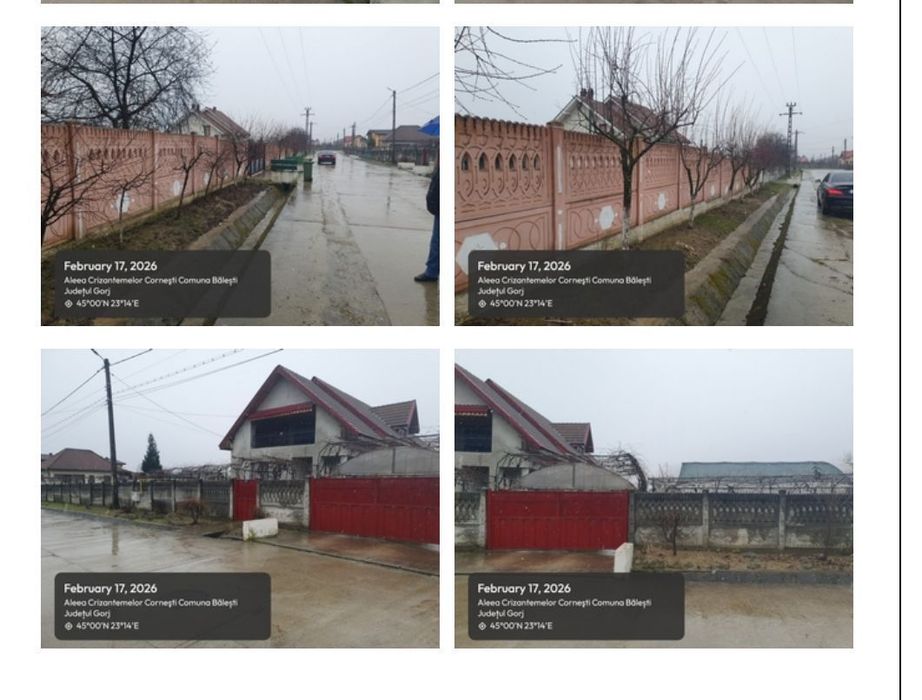 Cota de 1/2 din casa si teren Jud. Gorj, Com. Balesti