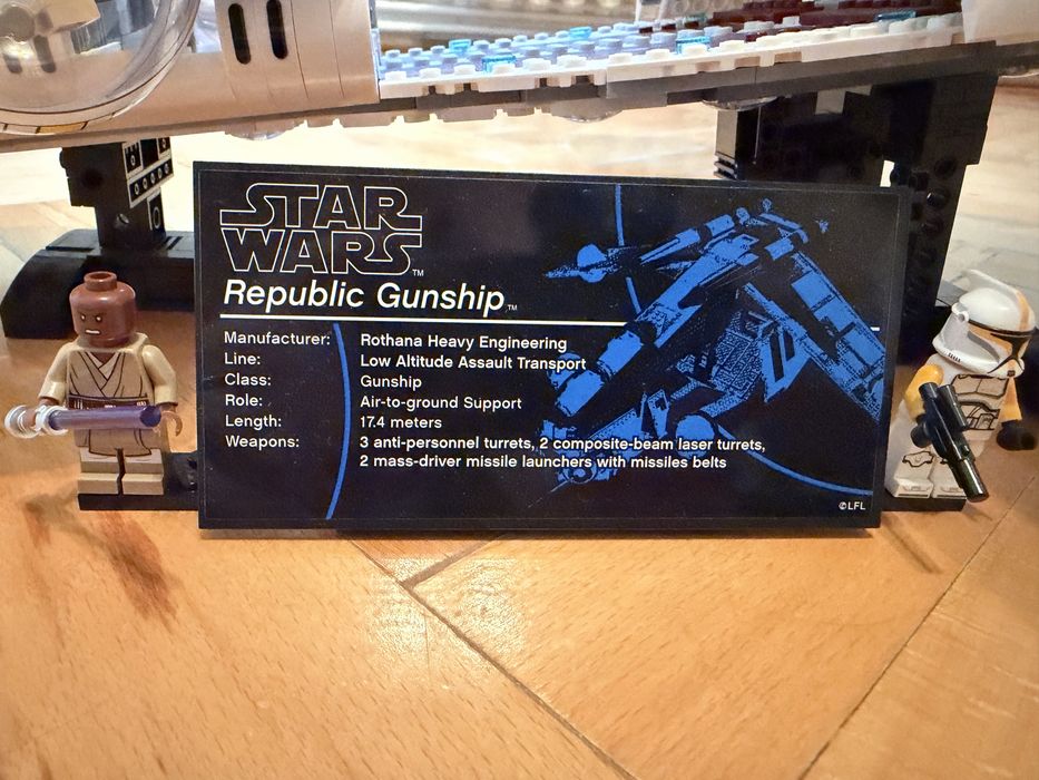 Lego Star Wars UCS Republic Gunship 75309