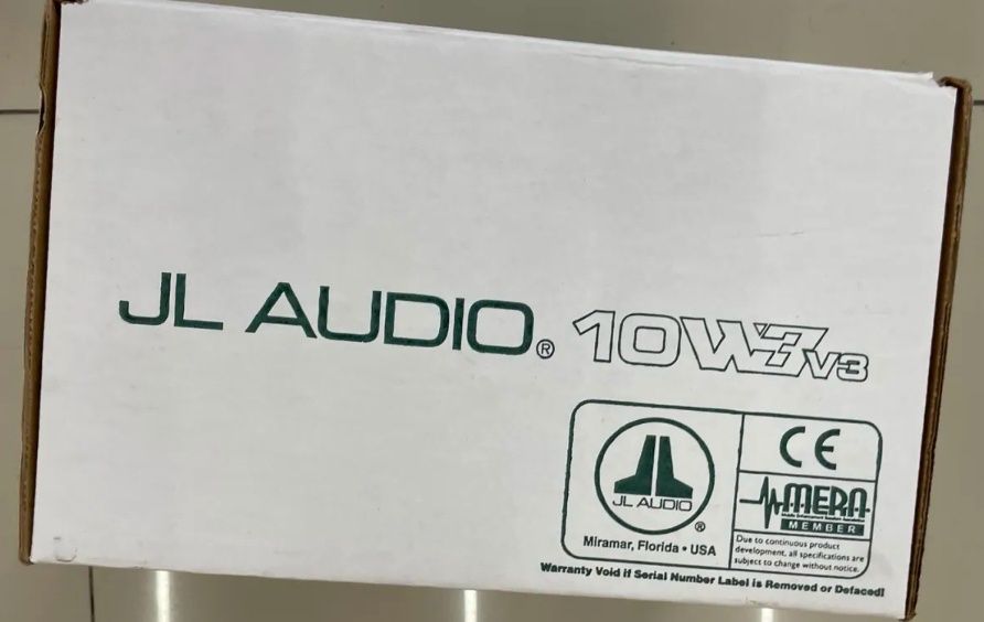 JL audio 10w3v3-4 subwoofer