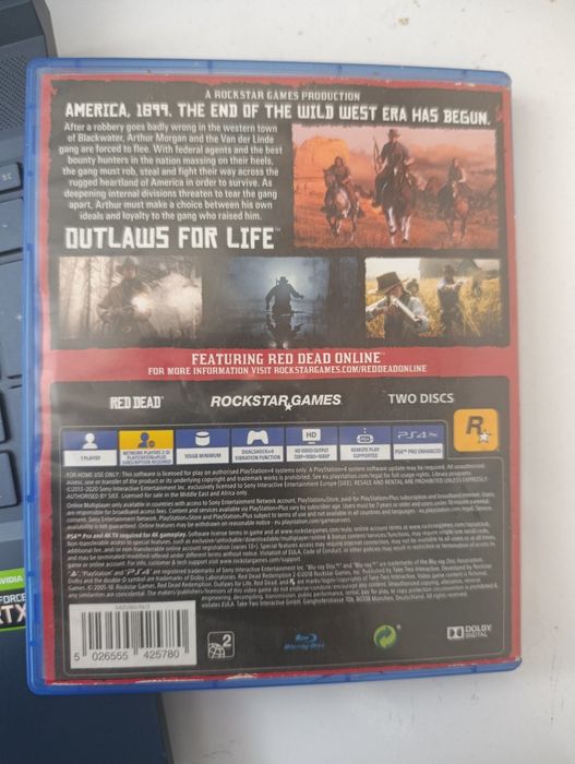 ПРОДАМ Red Dead Redemption 2 на ПС4/ПС5