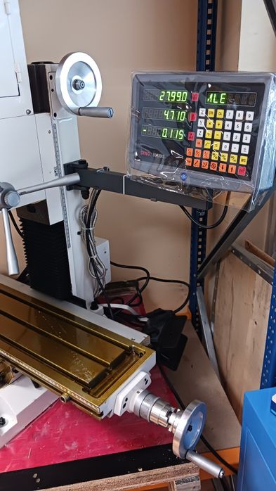 Фреза WMD25VB с 3-осов LCD дисплей и самоход. ER32!