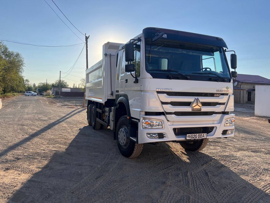 Howo самосвал, прицеп ва фронтал погрузчик ижарага