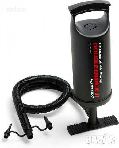 Нов двуместен каяк Intex Explorer K2 с помпа 2 ауминиеви гребла и сак