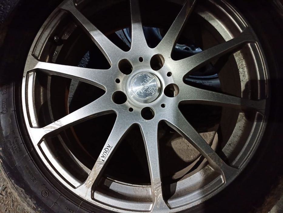 Диск с шинами титановый