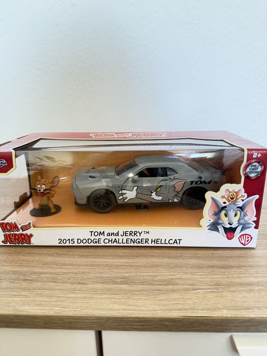 Метална кола Dodge Challenger Tom & Jerry 1:24 Jada 3372231