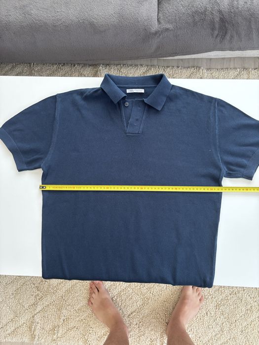 Тъмно синя тениска Zara