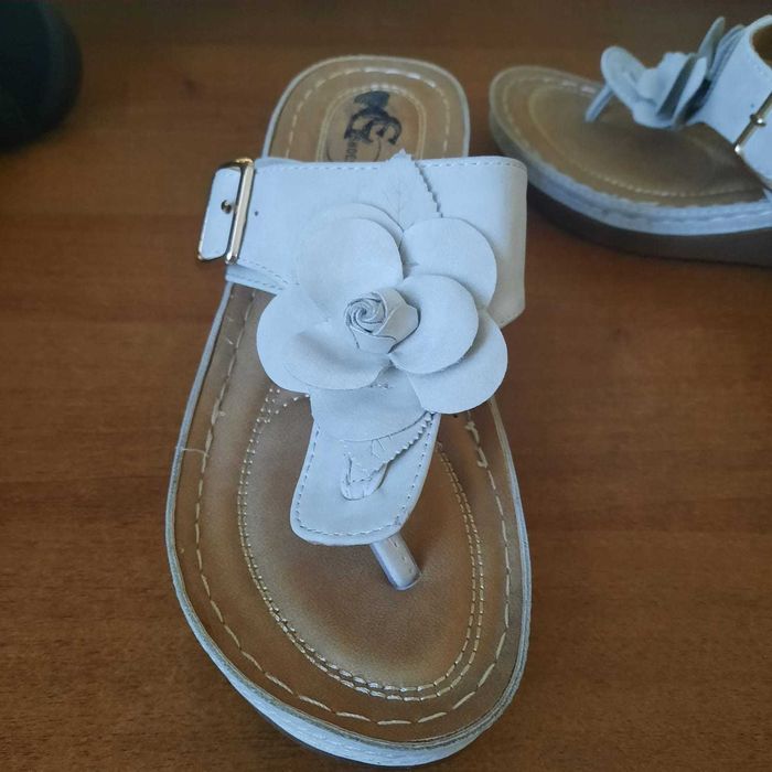 Кожаные босаножки из США