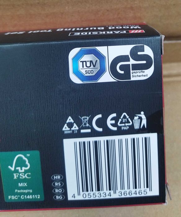 Професионален немски пирограф 16 части чисто нов