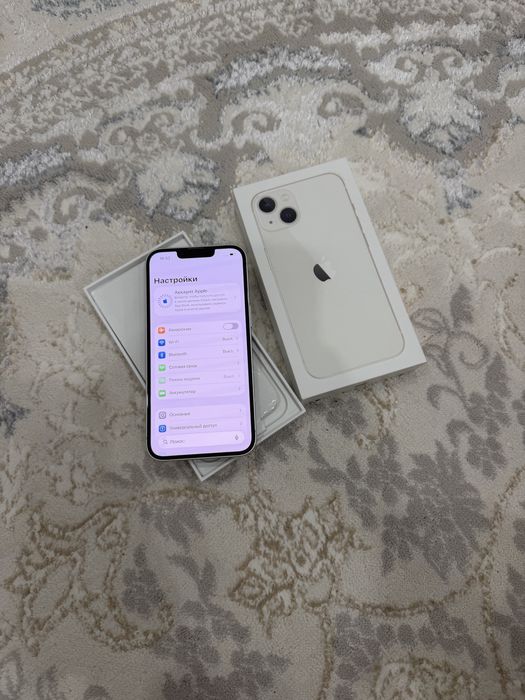 Iphone 13 128 ГБ Айфон 13 92 % АКБ с коробкой ВСЕ РАБОТАЕТ АСТАНА