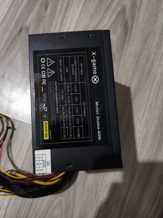 Блок питания 400w X game shadow