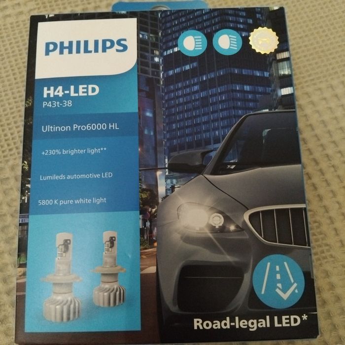 Крушки LED Филипс Philips H4