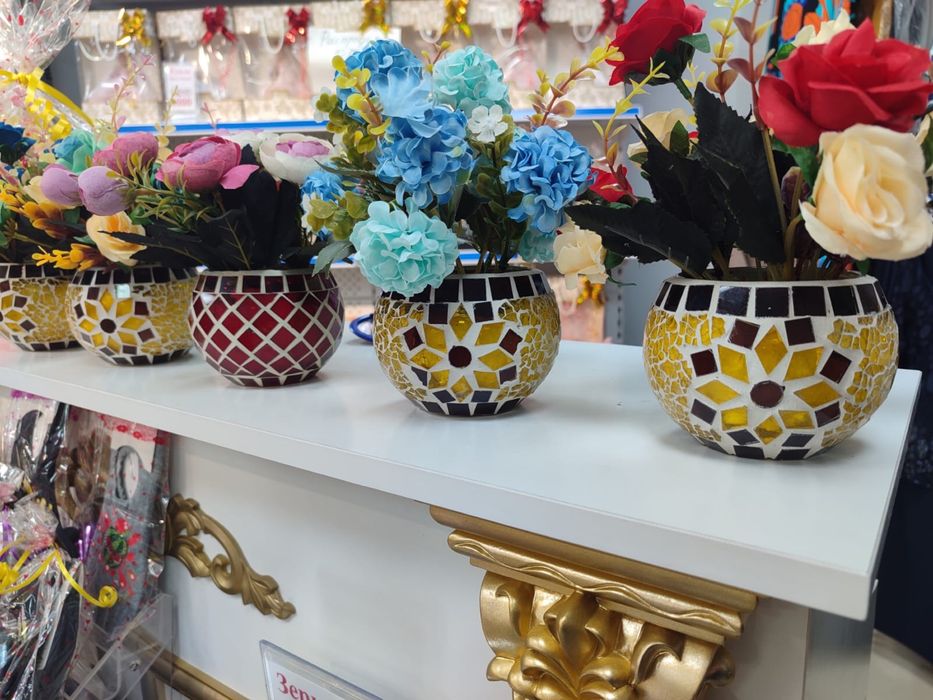 Цветы искусственные вазы