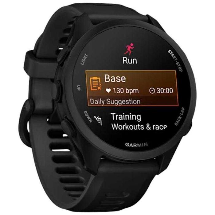 Smartwatch Garmin Forerunner 70,43 mm,AMOLED,GPS,Android/iOS,curea silicon,Black,sigilat