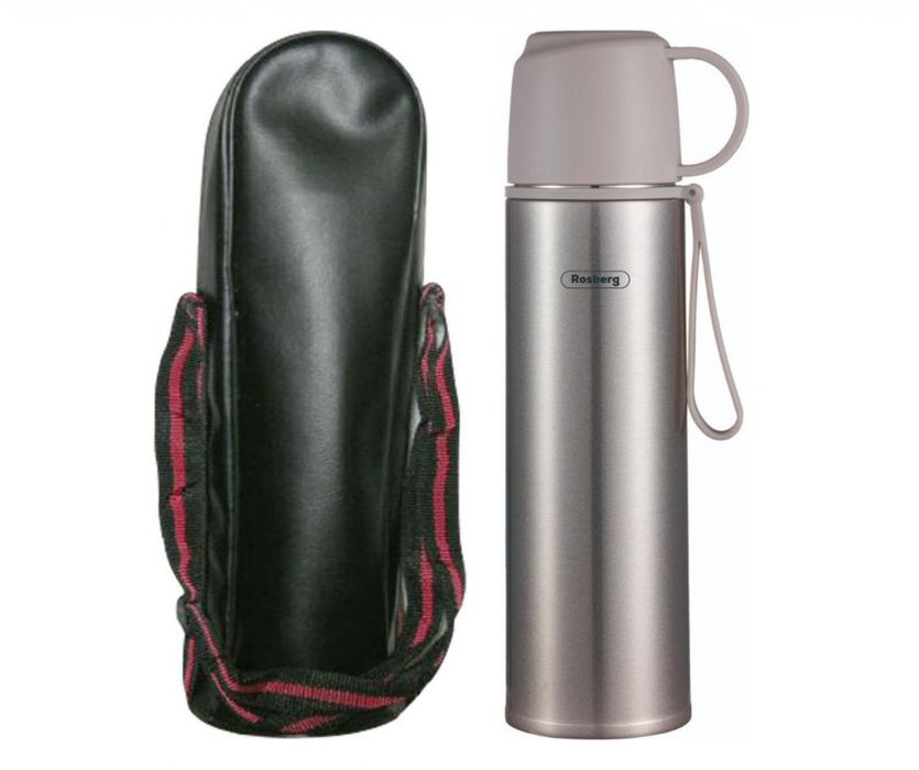 Термос с калъф Rosberg R52010FB – 500 мл., неръждаема стомана, двуслой