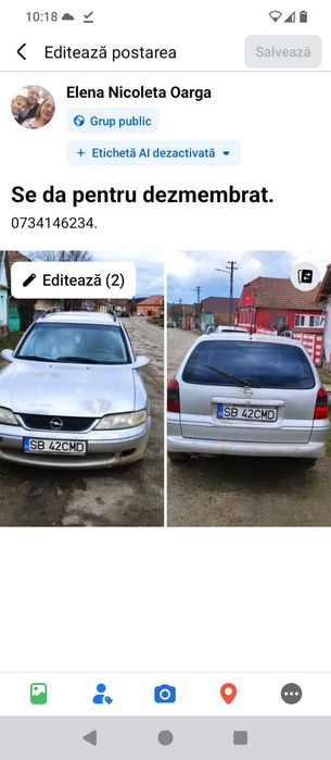 Opel Vectra pentru dezmembrat