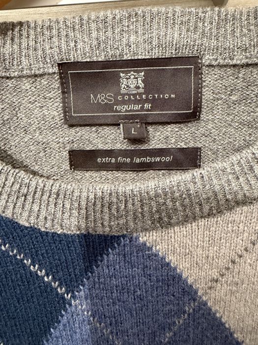Pulover lână pură , bărbați, L- Marks& Spencer