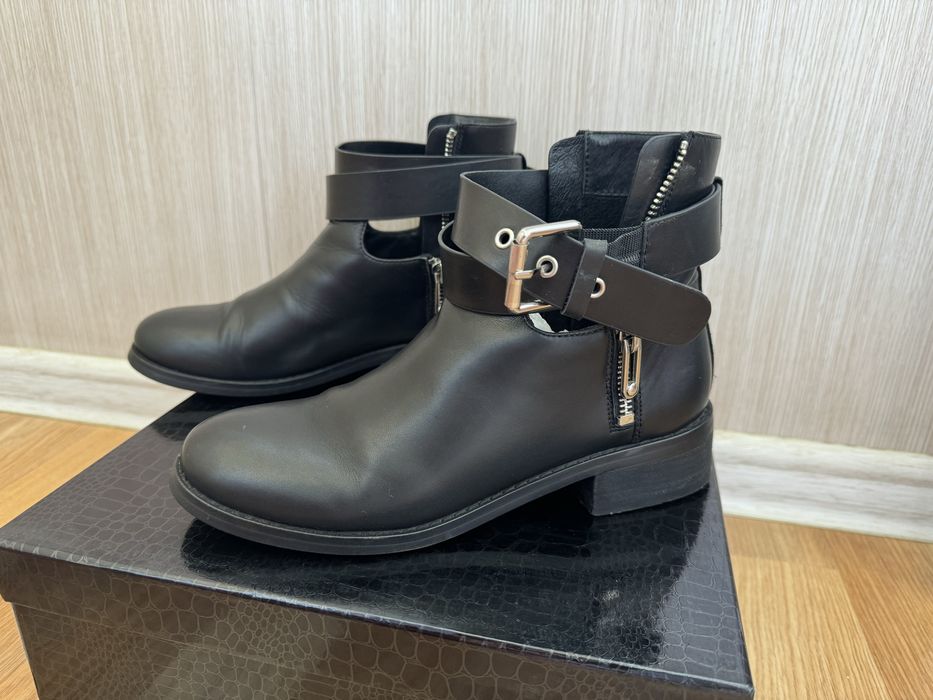 Ботинки женские кожа
