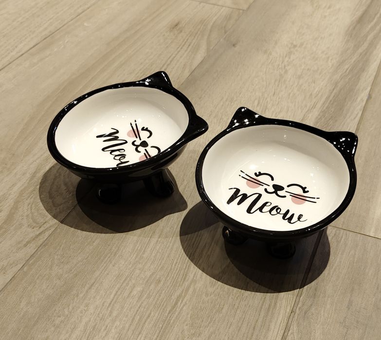 Миска керамическая на ножках,миски