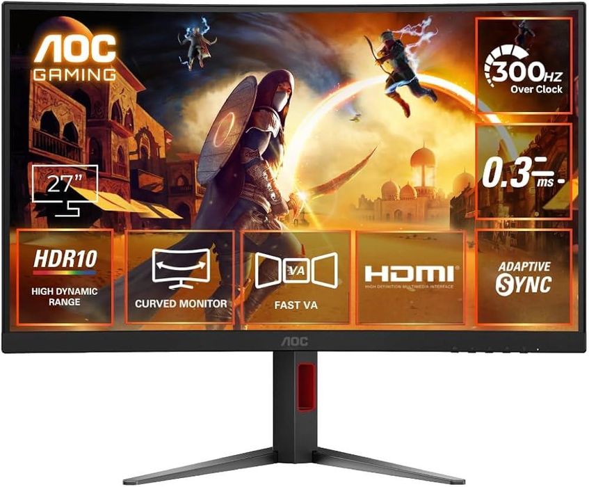 Монитор AOC С27G4Z 27” 300Hz Curved Gaming
