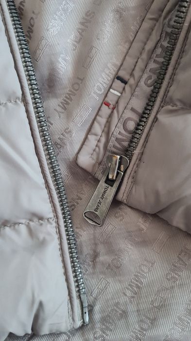 Geaca Tommy Jeans Gri Puf XS