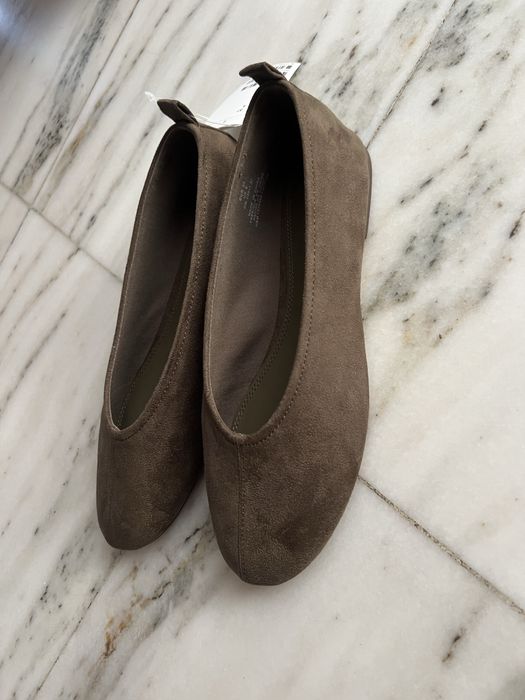 Кафяви балерини H&M