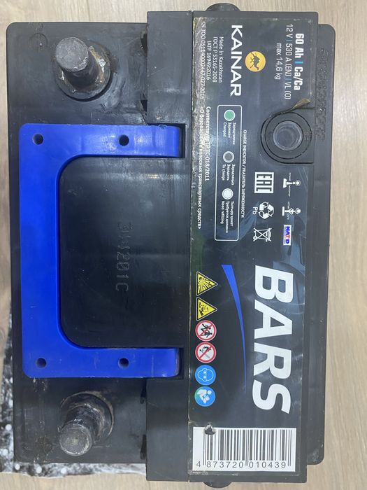 Продам автомобильный аккумулятор BARS