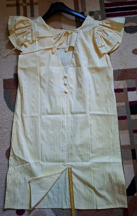 Rochie midi galbena