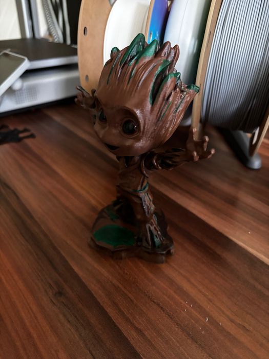 Ръчно оцветена фигурка на Groot