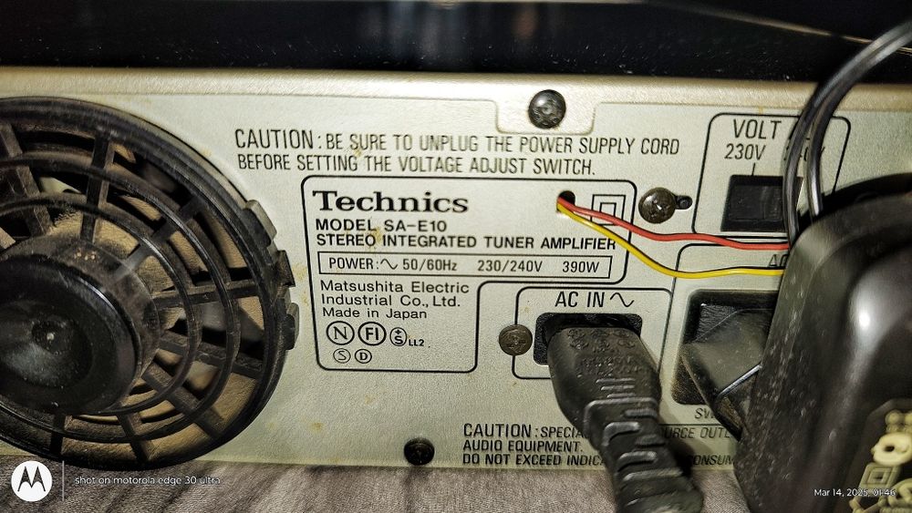 Technics SA E10 тунер усилвател