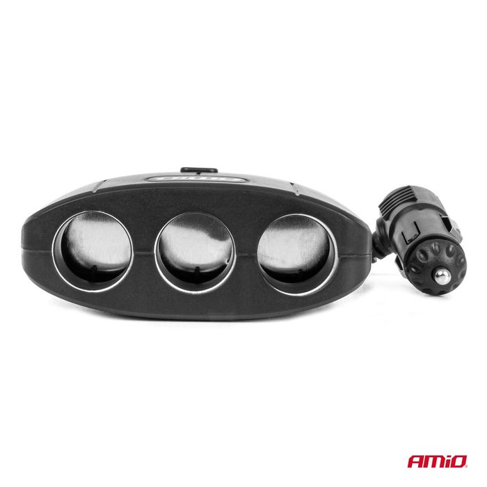 разклонител за запалка с зарядно устройство 2x usb-a on/off 12v ...