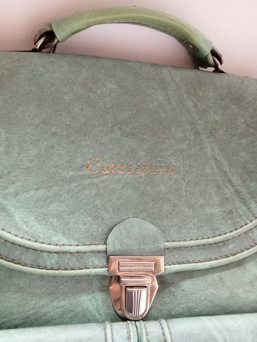 Geanta de umăr Cutezatorii, Pionier, veche perioada comunista,RSR,rara