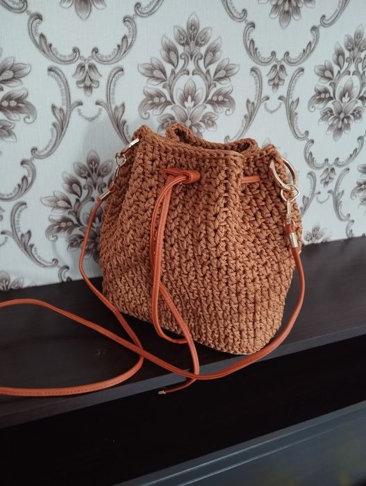 Сумки ручной работы, вязание крючком.