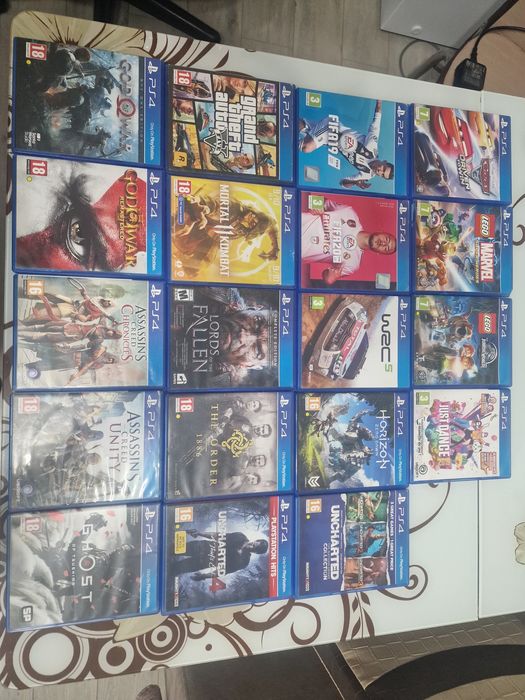 Vând jocuri PS4 60 lei buc