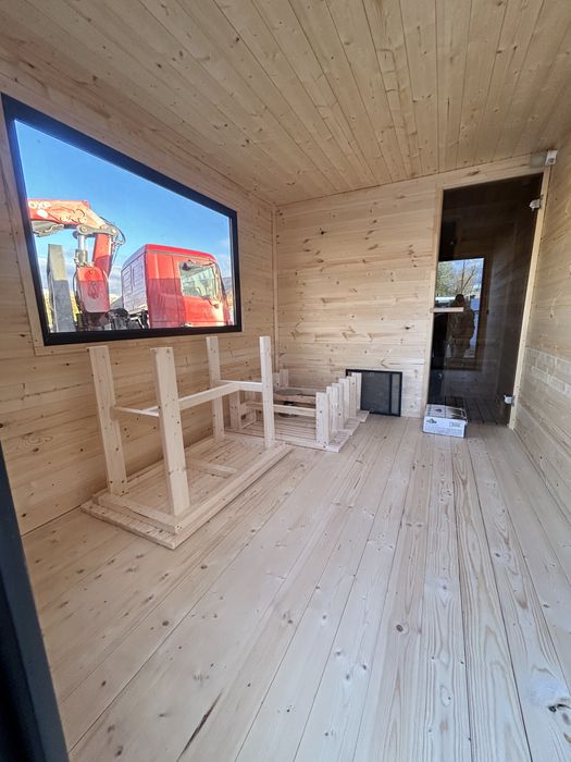 Мобильная баня каркасная