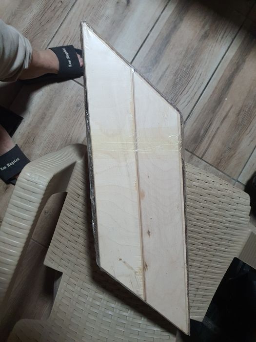 Parchet triplu stratificat Pallido Chevron